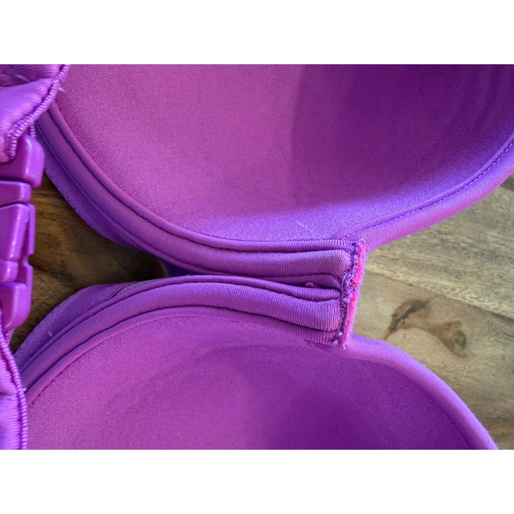 Freya Sundance Ultraviolet Padded Halter Bikini Top Purple AS3872ULT 34DDD 34E - Picture 6 of 7